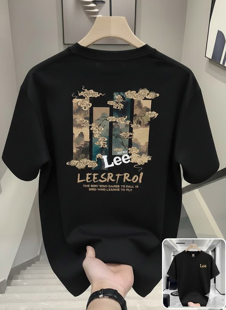 Premium China Drop Shoulder T-Shirt_D2 view 2
