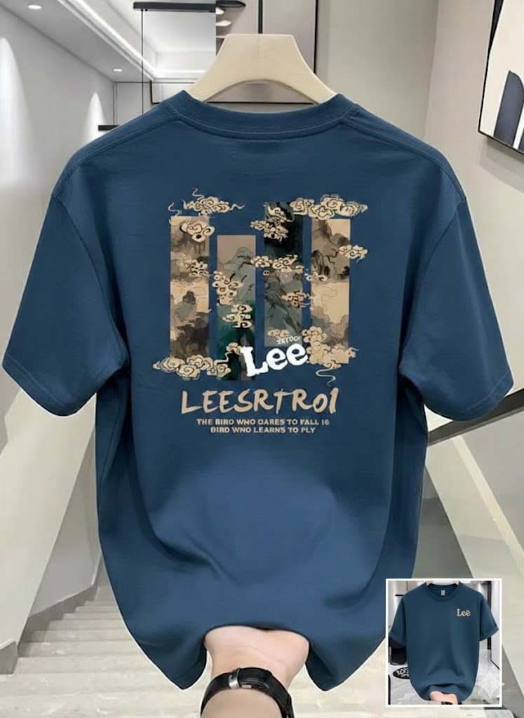 Premium China Drop Shoulder T-Shirt_D2 view 4