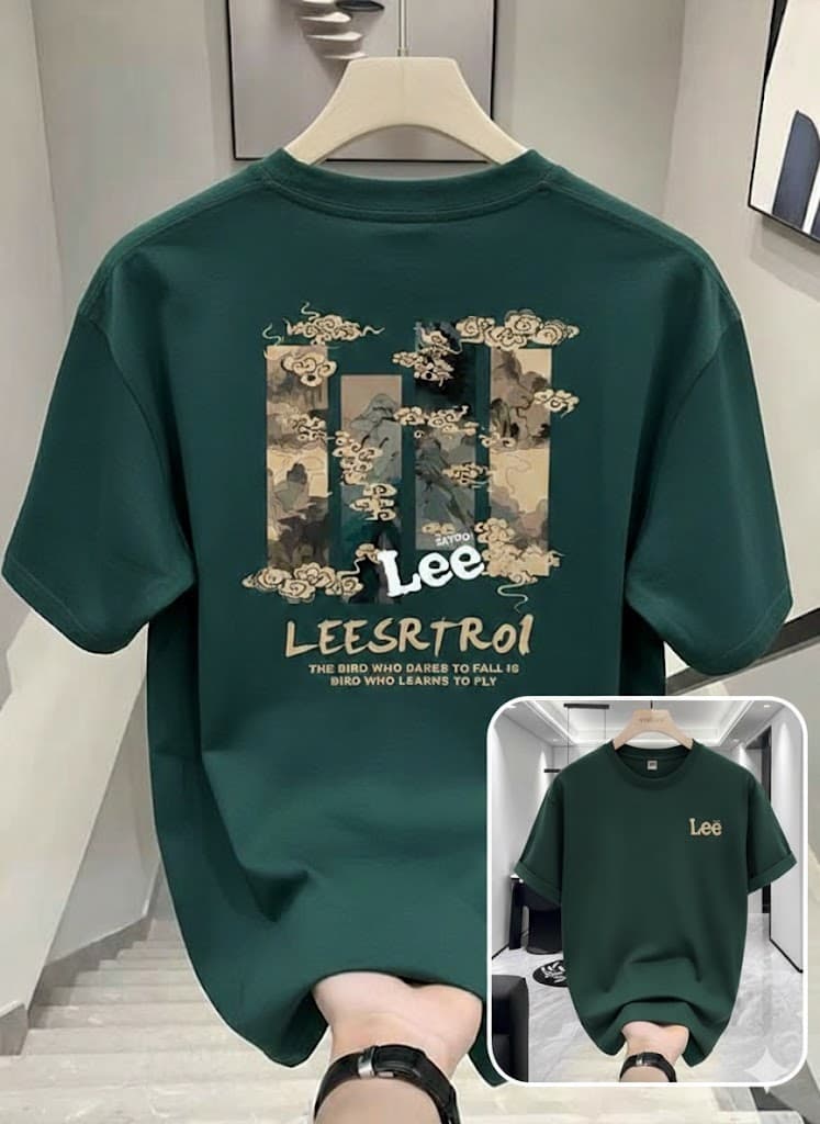 Premium China Drop Shoulder T-Shirt_D2 view 5