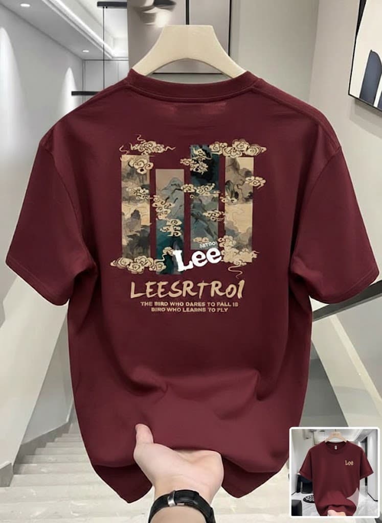 Premium China Drop Shoulder T-Shirt_D2 view 6