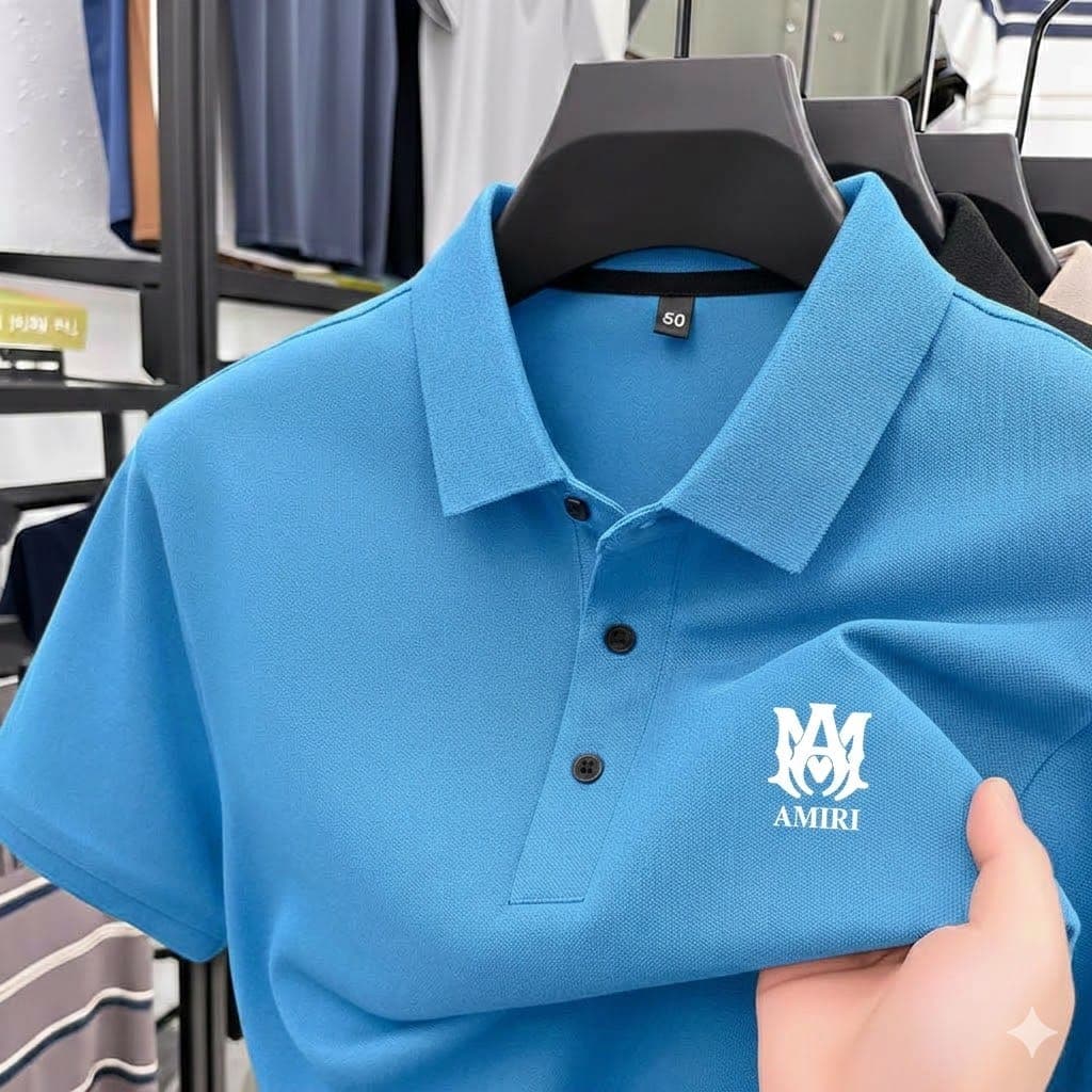 Premium Polo T-Shirt_AMIRI