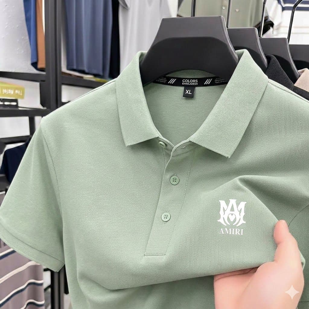 Premium Polo T-Shirt_AMIRI view 5