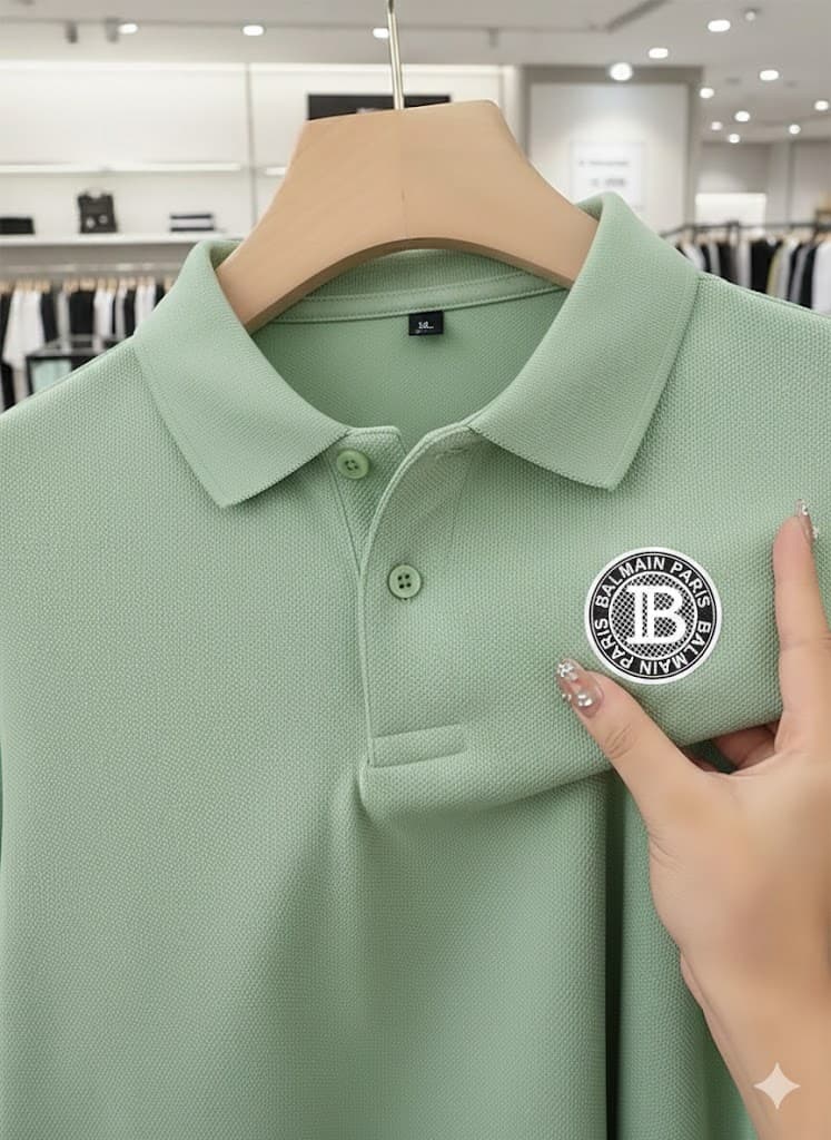 Premium Polo T-Shirt_BALMAIN PARIS view 4