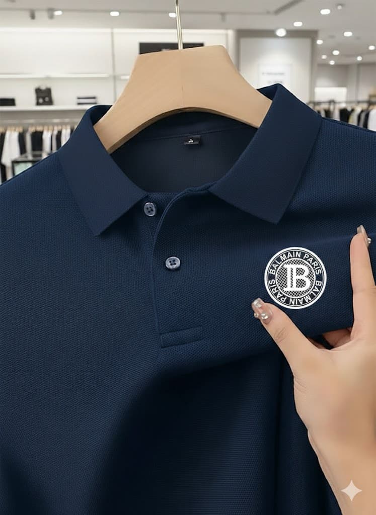 Premium Polo T-Shirt_BALMAIN PARIS view 5