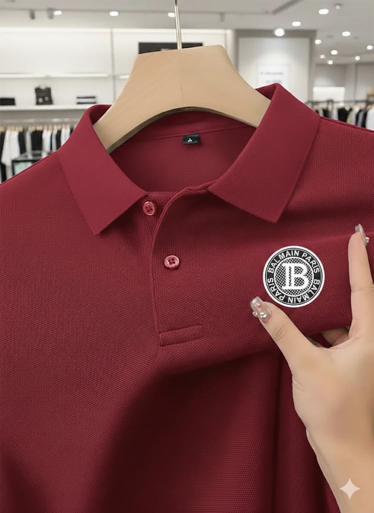 Premium Polo T-Shirt_BALMAIN PARIS view 6